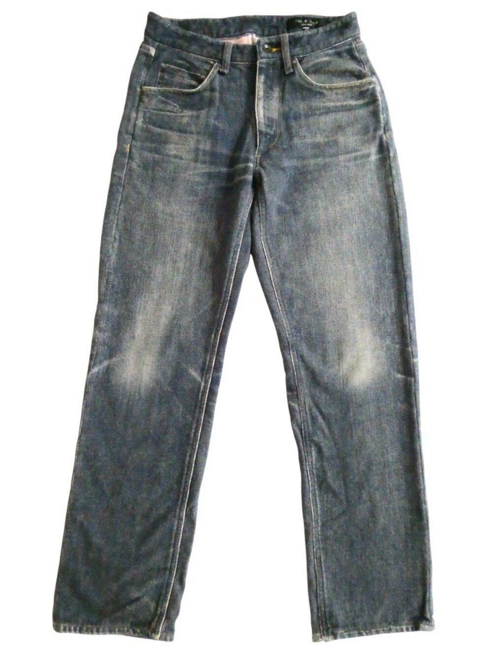 RAG & BONE Miramar jean sweatpants sz 28 distressed denim look